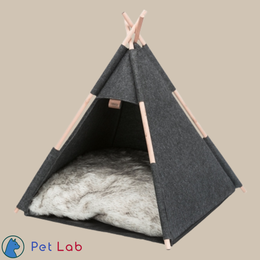 De Tipi Kattenmand met Pluche Kussen