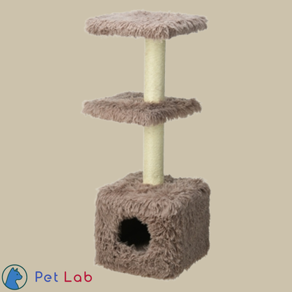 Krabpaal Bruin met Huisje & Ligplateaus