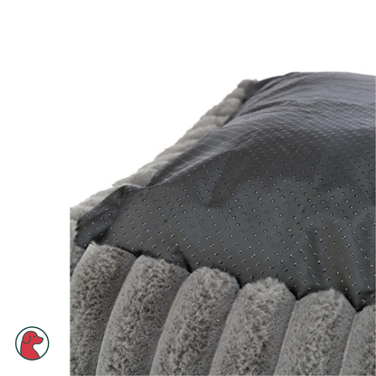 Hondenmand – Lonni Ribfluweel Grijs