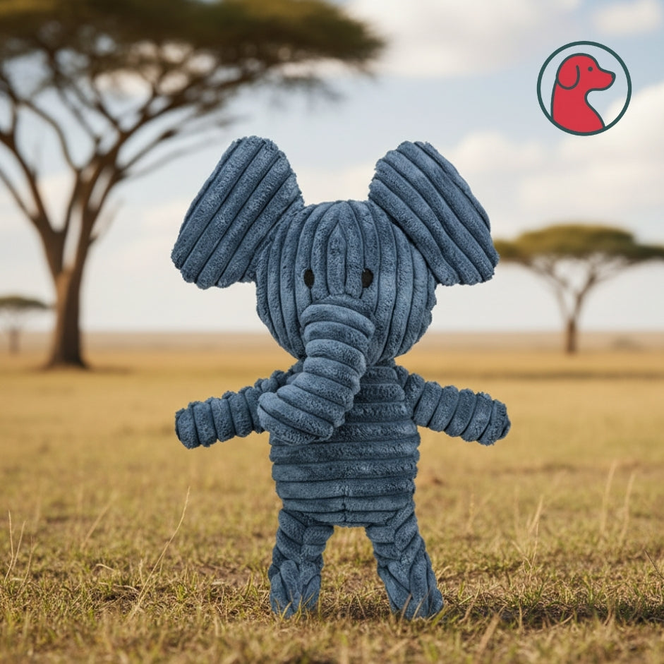 Olfiant Ribstof Pluche Donkergrijs